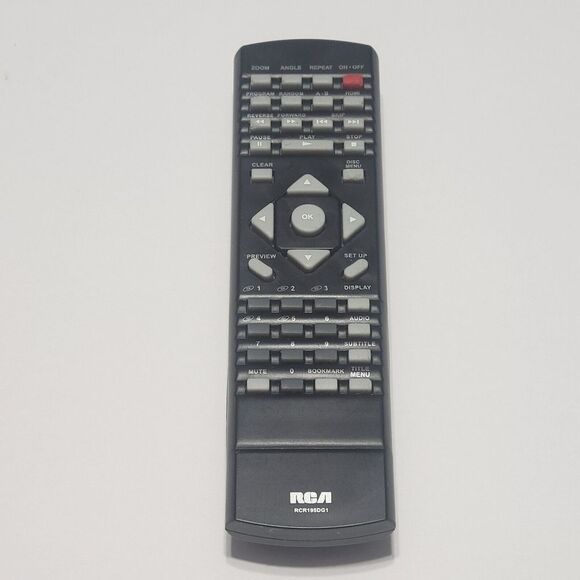 RCA Remote Control Original DVD RCR195DG1 OEM  Replacement Remote Control Works - Picture 1 of 7
